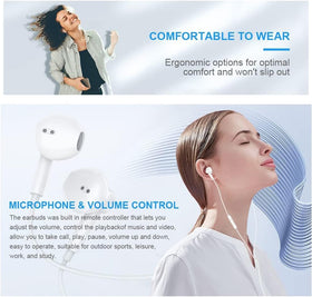 OECLAL inline remote and mic visible for easy hands-free control
