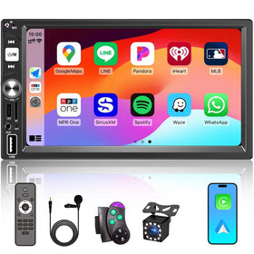 Oeretzrac front panel showing home screen and CarPlay for easy navigation