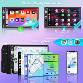 Oeretzrac close-up of 7-inch IPS touchscreen for crisp readable maps