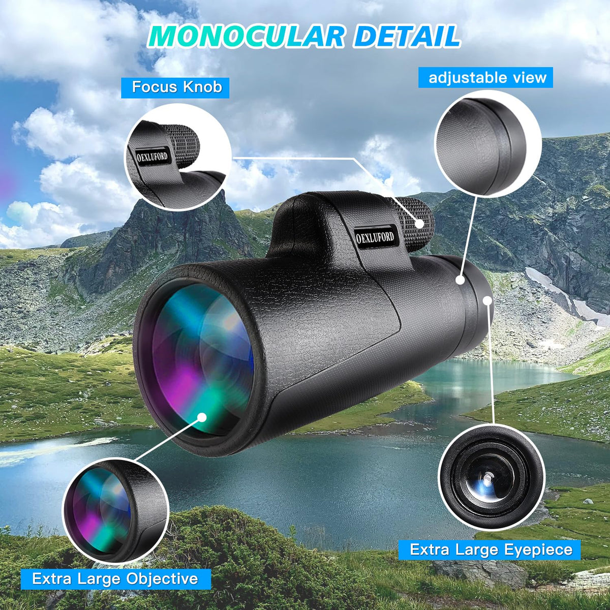 OEXLUFORD smartphone holder enables quick attachment for easy phone photography.