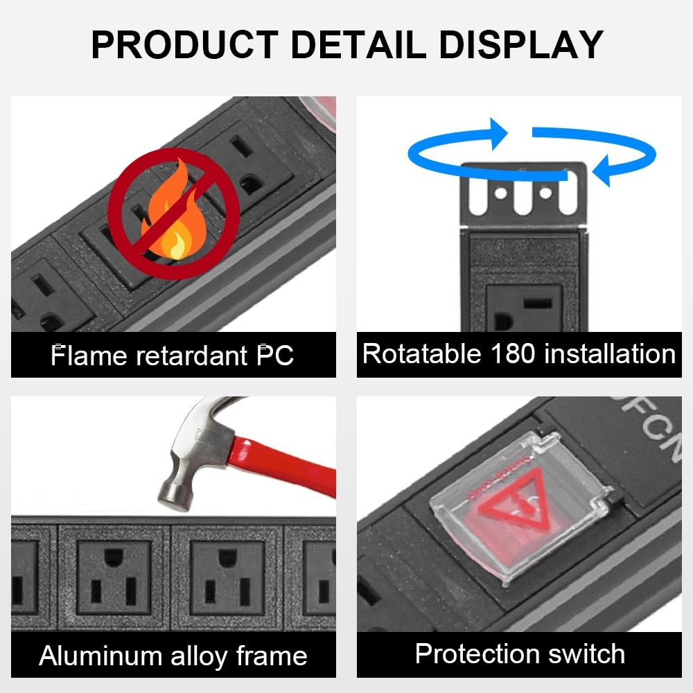 OFCN heavy-duty PDU casing offers durable data-center use.