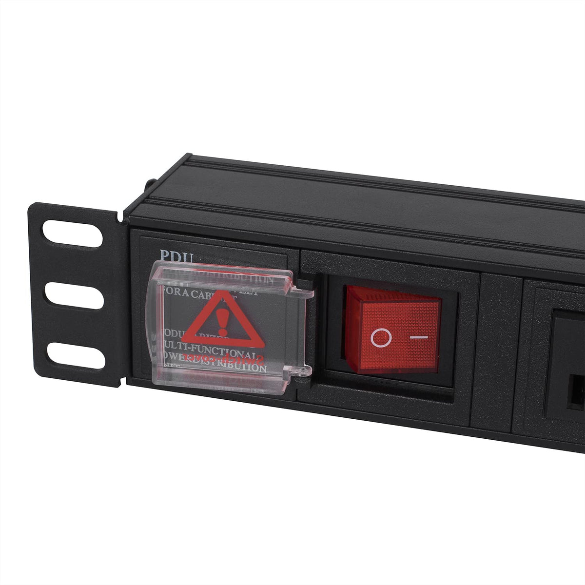 OFCN rack-mount PDU supports tidy cable management.