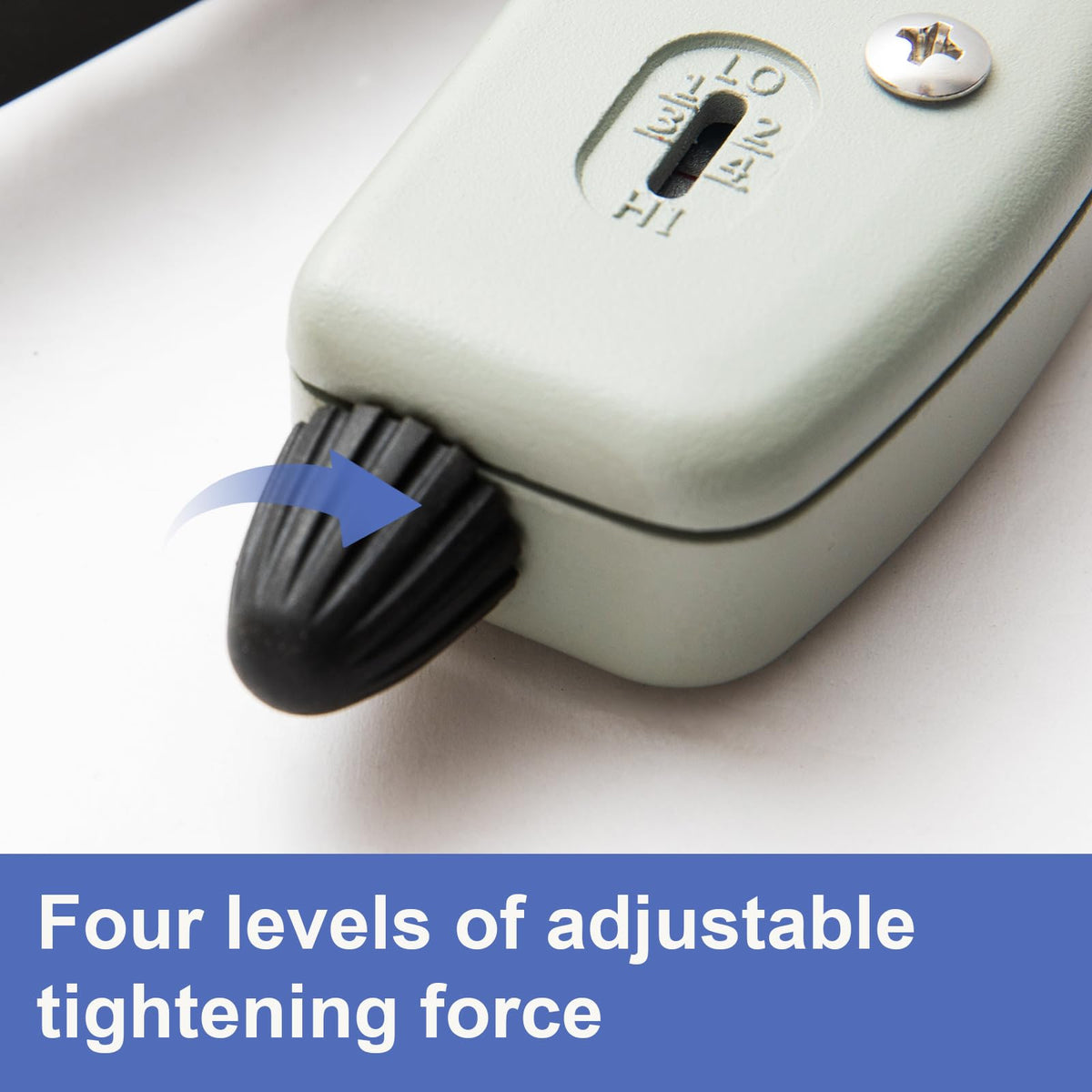 OFFO one-handed use tightening a cable bundle, faster professional installations benefit