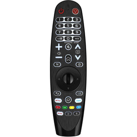 Ogilly universal backlit LG TV remote front view for easy night navigation.