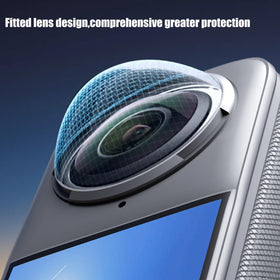 OGITBIO Insta360 X4 lens guard boosts durability during travel shoots.