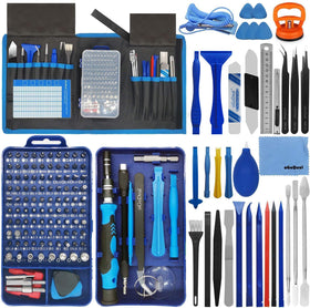 oGoDeal 155-in-1 screwdriver set with magnetic bits for electronics repairs