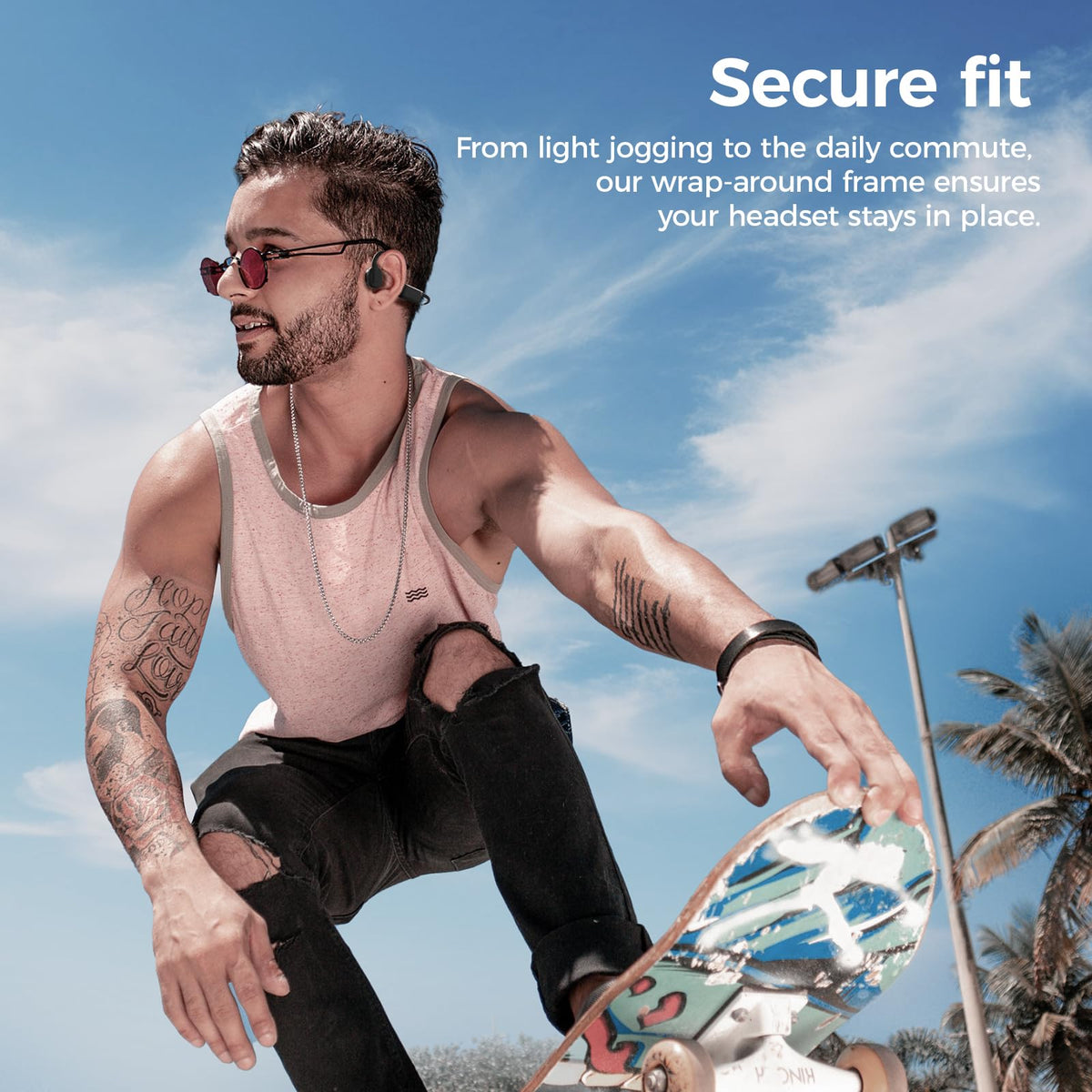 Ogogrs IP55 waterproof rating for sweat and rain during workouts