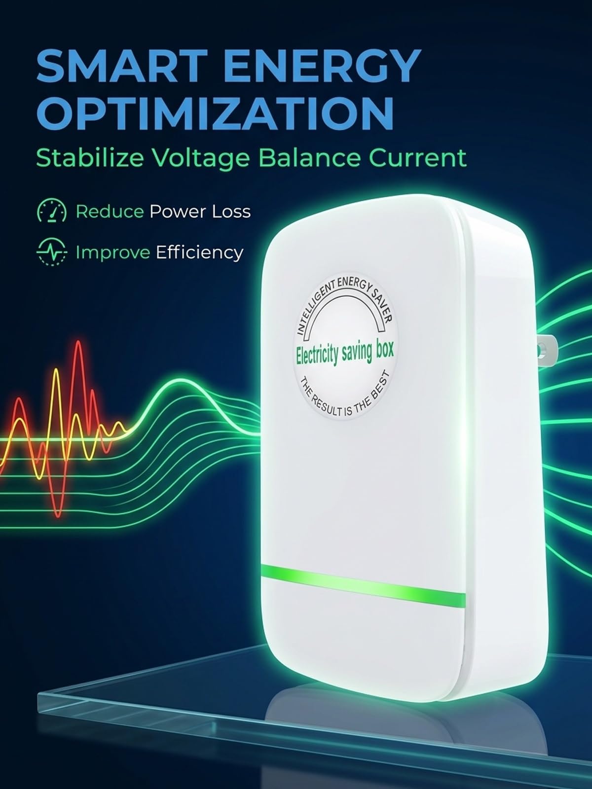 OGTKHRT Smart Plug with indicator demonstrates active voltage management for reliable devices.