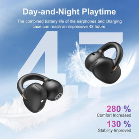 OHAYO A7 feather-light 4.7g clip minimizes ear fatigue.
