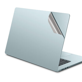 ohgo blue mold-fit skin with arc holes for precise logo cutouts