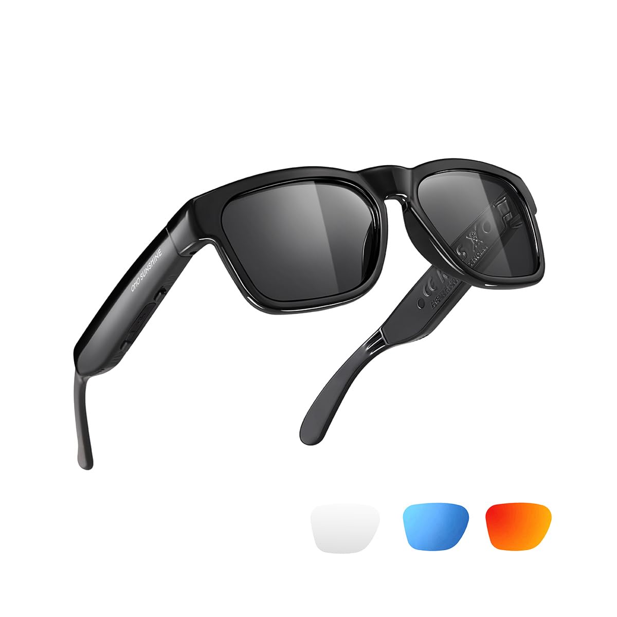 OhO Sunshine smart glasses open-ear speaker for outdoor listening