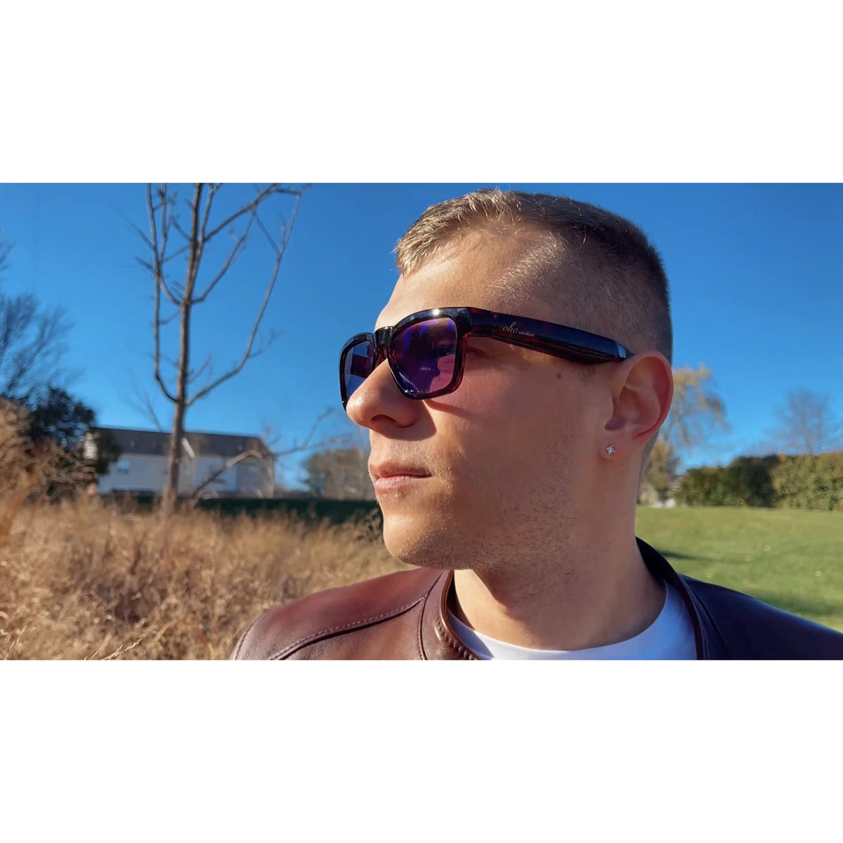 OhO Sunshine glasses offer up to 10 hours of battery life for daily use.