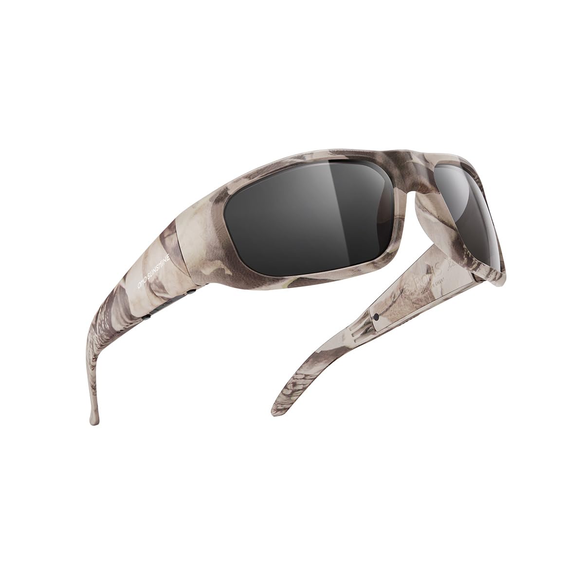 OhO sunshine Bluetooth sunglasses front view with open-ear listening for calls