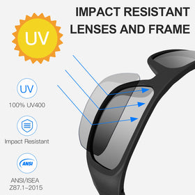 OhO sunshine sunglasses feature UV400 lenses for eye protection in bright light.