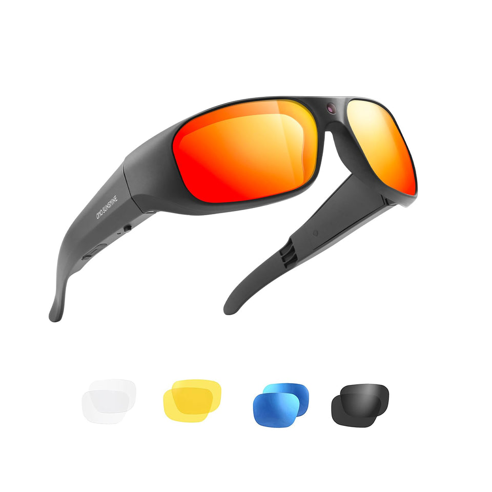 OhO sunshine camera sunglasses with 4K video for crisp outdoor memories