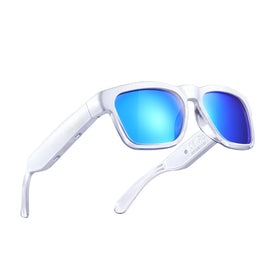 OhO sunshine open-ear design sunglasses for comfortable listening during commutes.