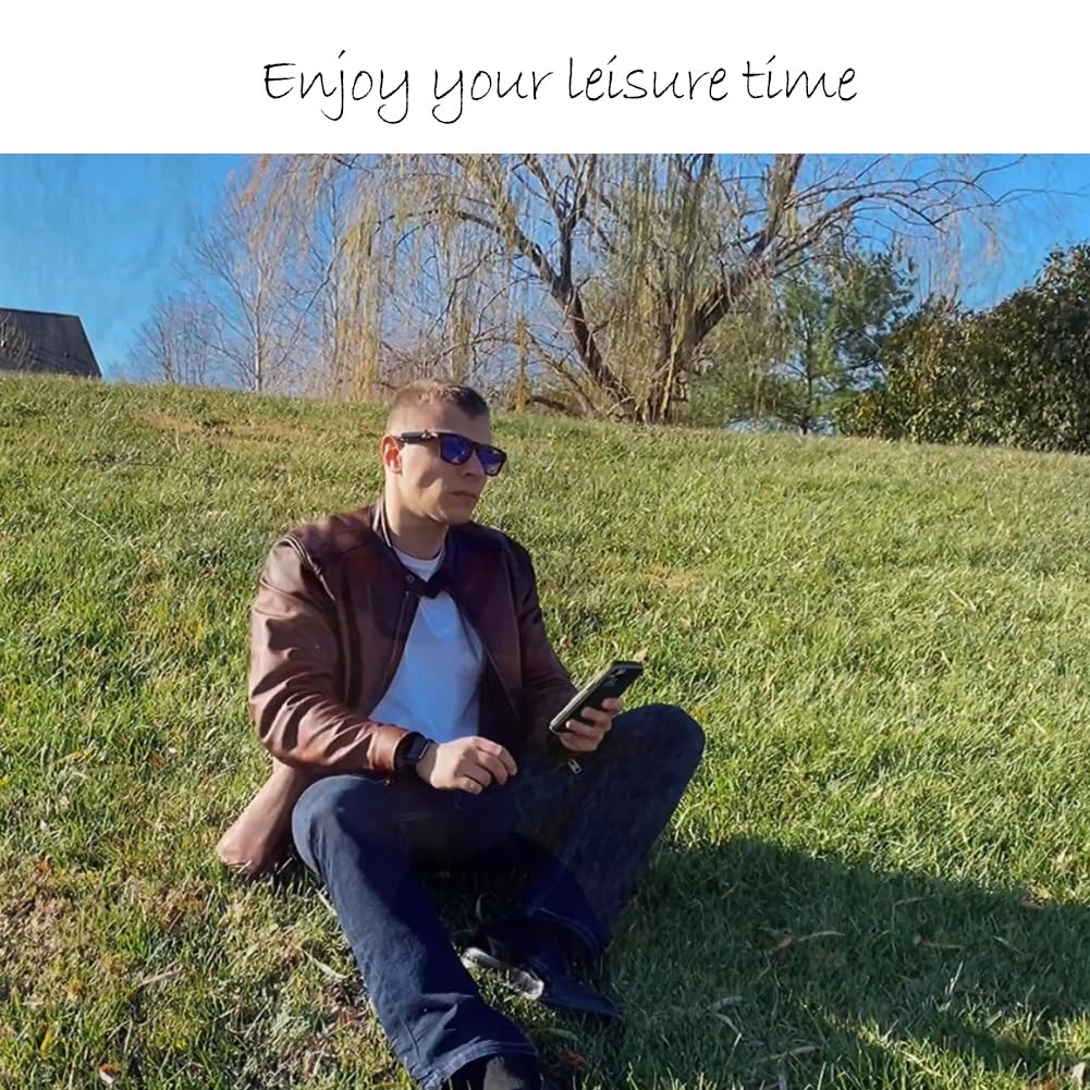 OhO Sunshine open-ear speaker design enables hands-free calls and ambient awareness.