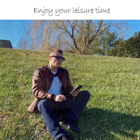 OhO Sunshine open-ear speaker design enables hands-free calls and ambient awareness.