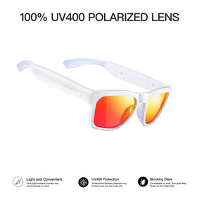 OhO sunshine side profile highlighting thin temples and controls offering comfortable all-day wear