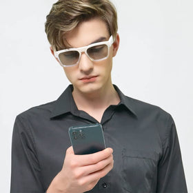 OhO Sunshine smart glasses voice-control for calls and music on the go.