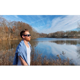 OhO sunshine ten-hour battery Bluetooth sunglasses for all-day music and calls.