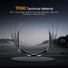 OhO sunshine UV400 lens guards eyes while preserving color clarity.