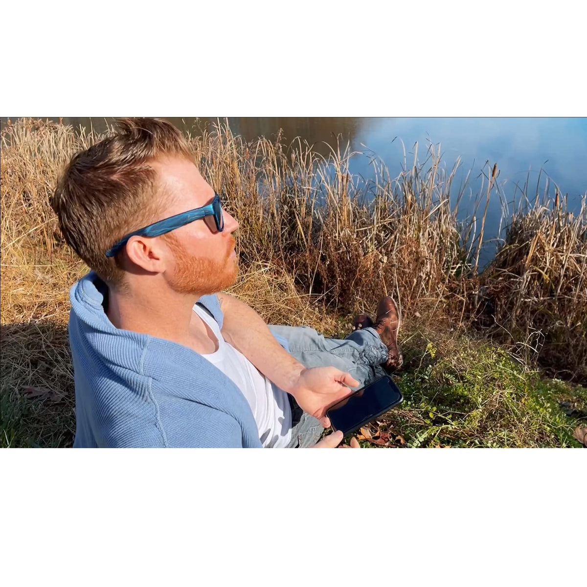 OhO sunshine voice-control smart glasses enable hands-free calls and navigation.