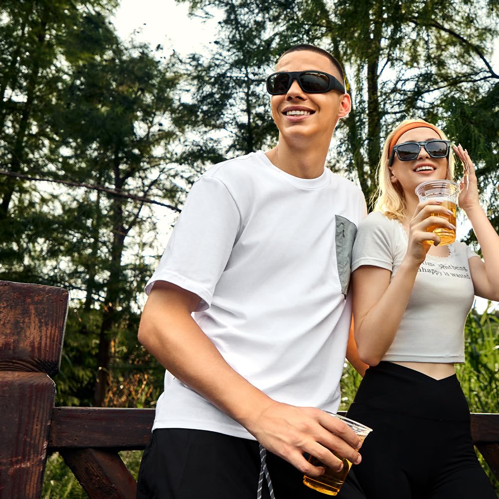 OhO sunshine water resistant sport glasses ready for workouts outdoors.