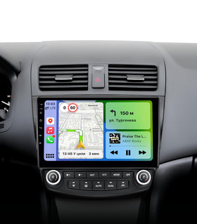 OHREX front dash unit showing touchscreen and buttons, modernizes Accord interior