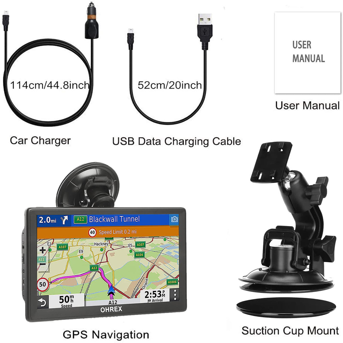 OHREX N900 truck GPS US-based support available for updates and help.
