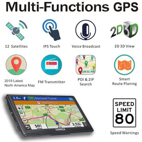 OHREX N900 truck GPS supports multiple vehicle profiles for trucks and more.