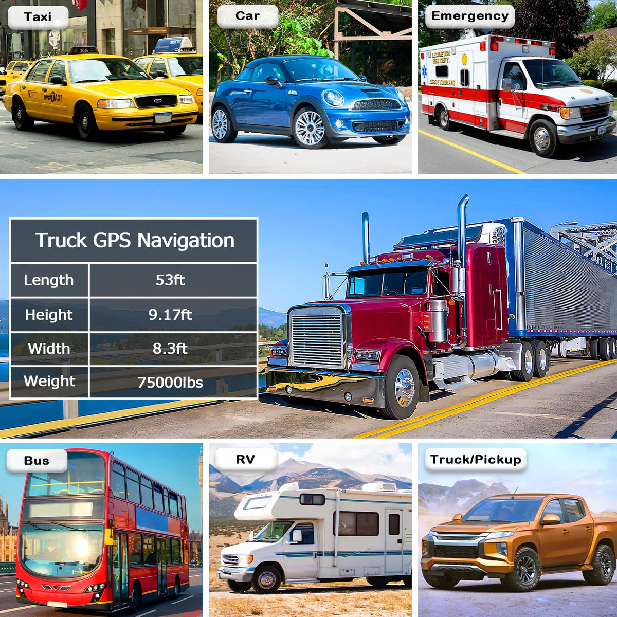 OHREX N900 truck GPS voice navigation with spoken directions.