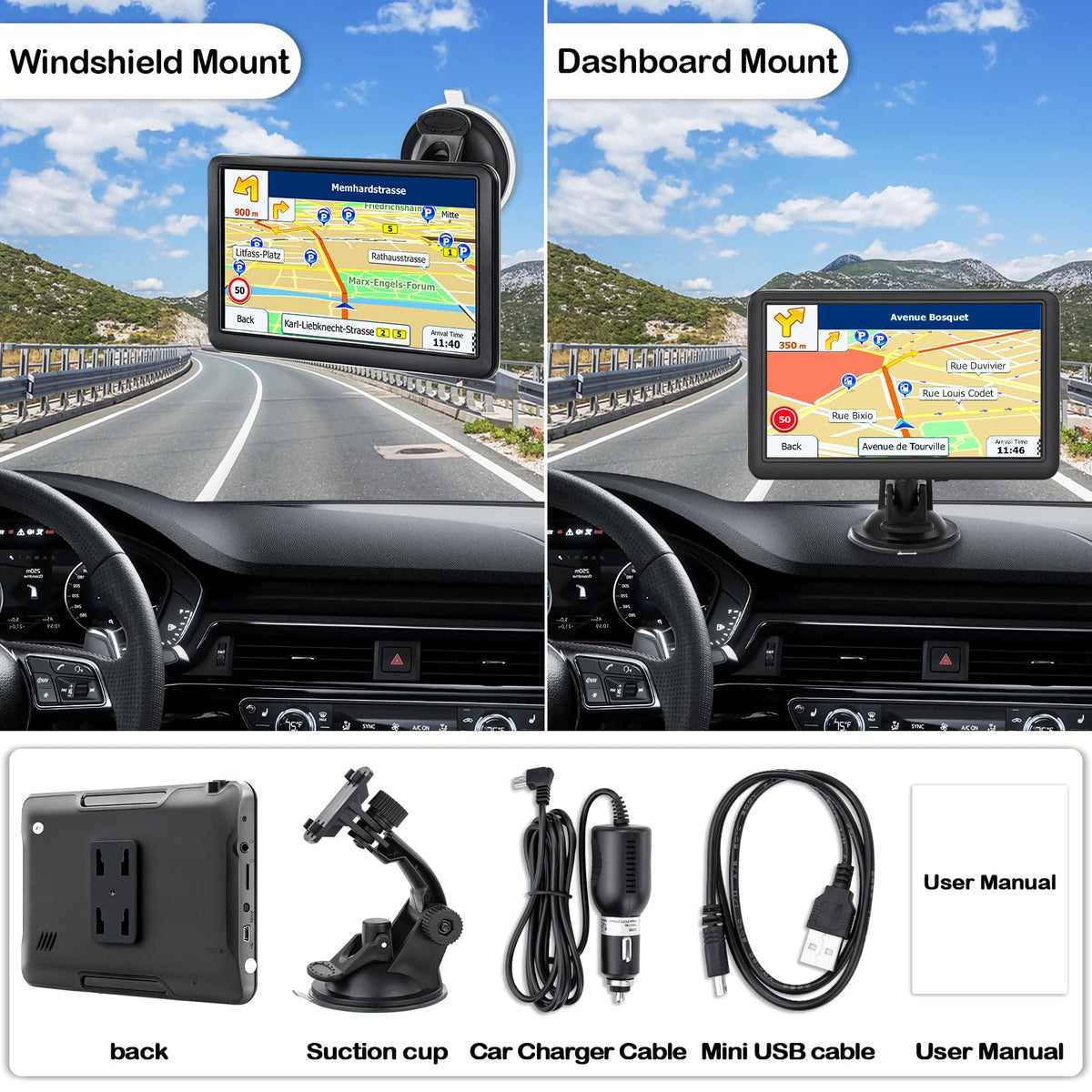 OHREX S7 maps cover US, Canada, and Mexico for busy routes.