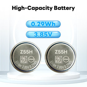 OHZHAO Z55H 75mAh battery dimensions help precise fitting in compact earbuds