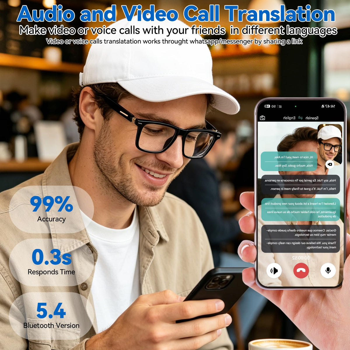 OICIIDO AI Smart Glasses AI assistant on screen for quick answers on the move.