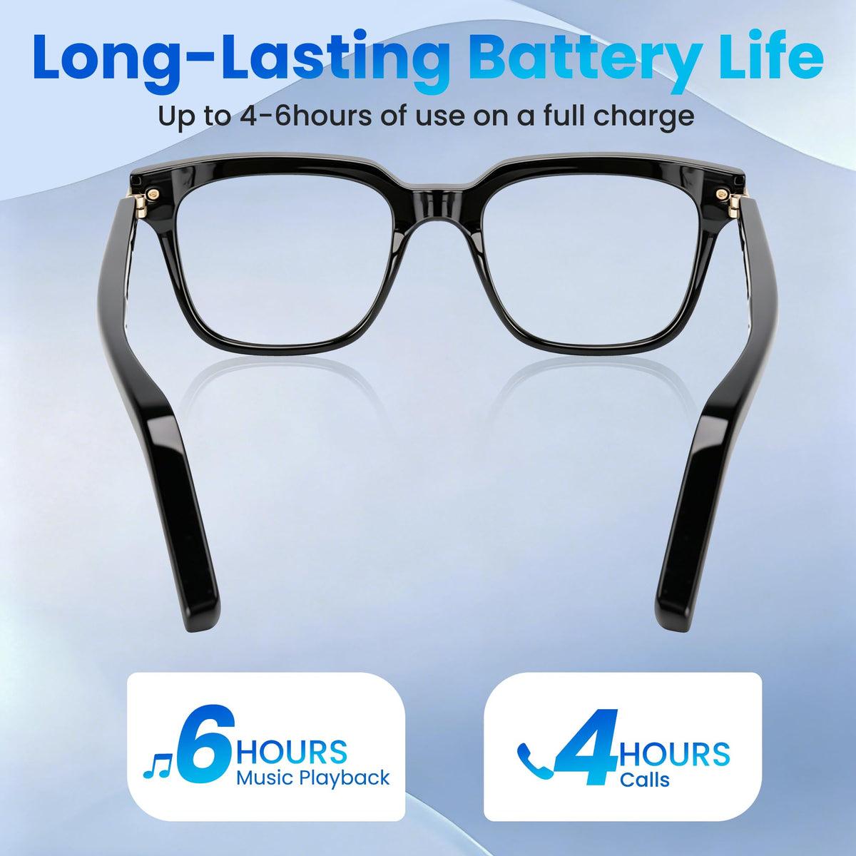 OICIIDO AI Smart Glasses deliver long battery life and quick charging for travel.