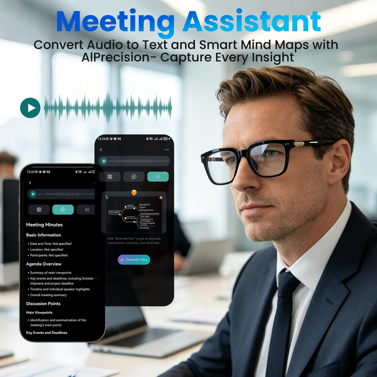 OICIIDO AI Smart Glasses use dual Bluetooth 5.4 for stable calls and music.