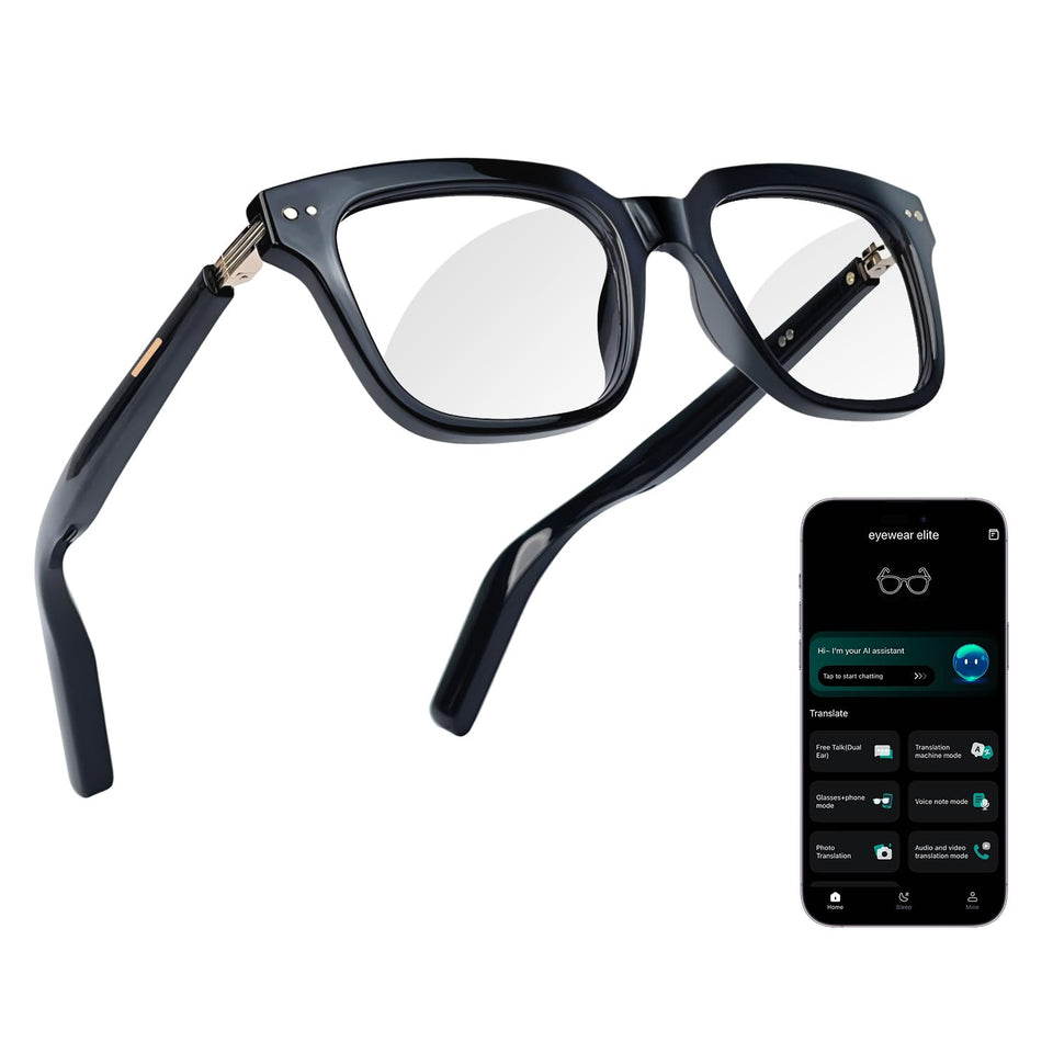 OICIIDO AI Smart Glasses with photochromic lenses enable adaptive sight and translation on the move.