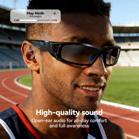 OICIIDO open‑ear speaker detail delivering music while staying aware
