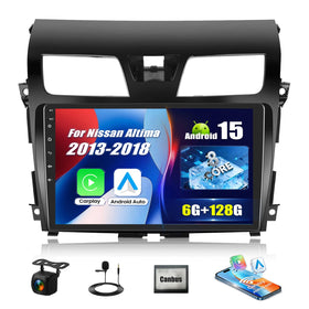 OiLiehu 8CORE Android 15 car stereo for Nissan Altima with crisp 10.1 inch touchscreen