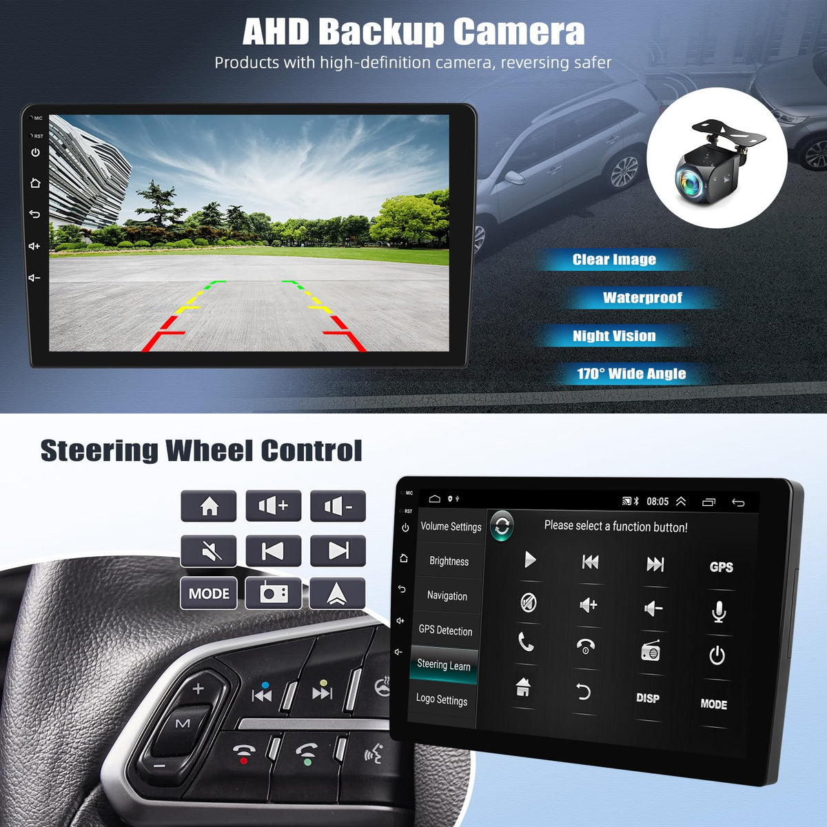 OiLiehu Bluetooth FM RDS radio with clear audio and traffic updates