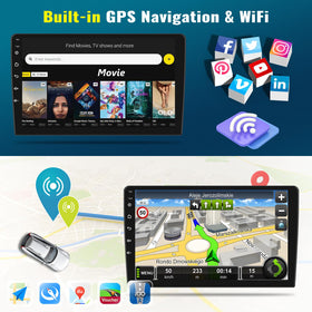OiLiehu Bluetooth 5.0 and FM/RDS radio deliver clear audio and updates