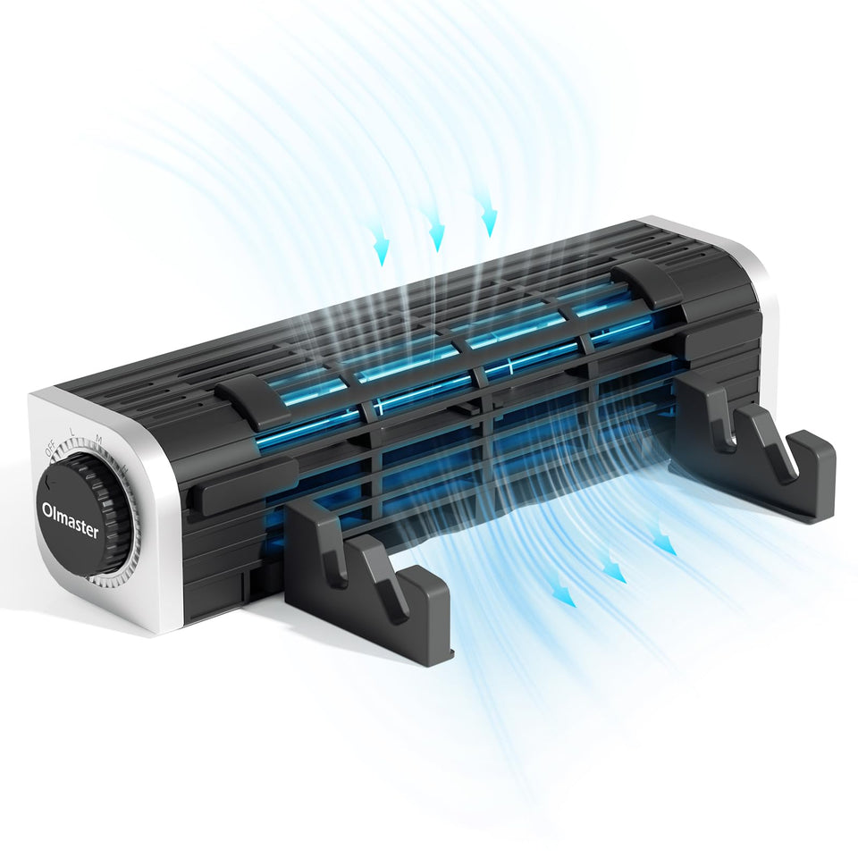 OImaster laptop cooler with cross-flow turbine for efficient heat dissipation during gaming