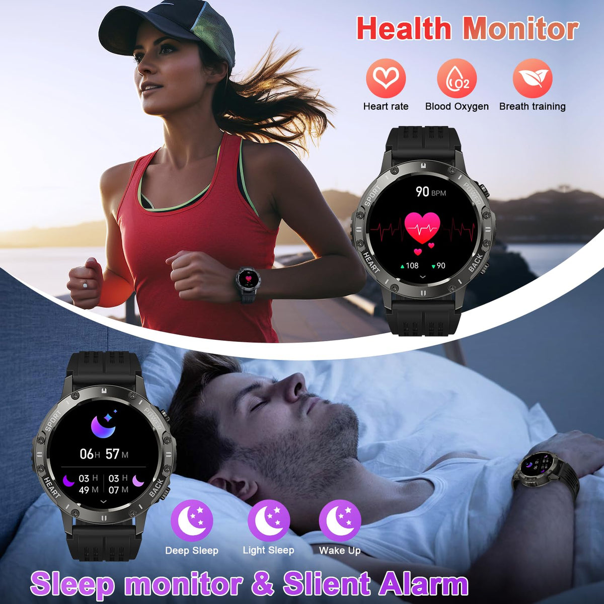 Oiviato back sensors for heart rate and SpO2 monitoring reliability benefit
