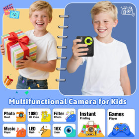 Okaloka close-up of print slot with photo emerging, instant sharing benefit