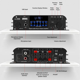 okanemoqi close-up of bass and treble knobs for precise tone control