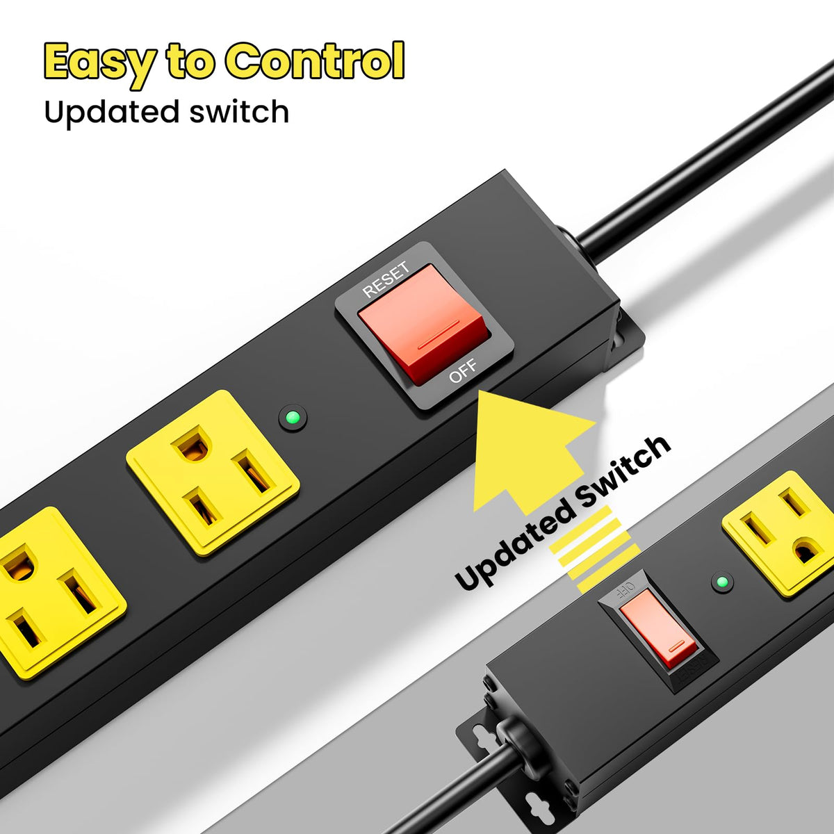 OKCHILD 45-degree flat plug saves space beside a wall outlet