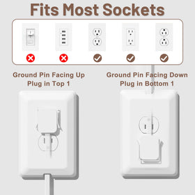 OKCHILD 5ft white power strip blends with dorm decor.