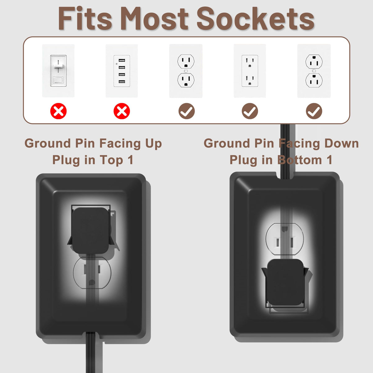 OKCHILD slim cord routes neatly around corners for clean spaces.