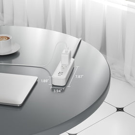 OKCHILD lifestyle nightstand setup showing bedside charging convenience benefit